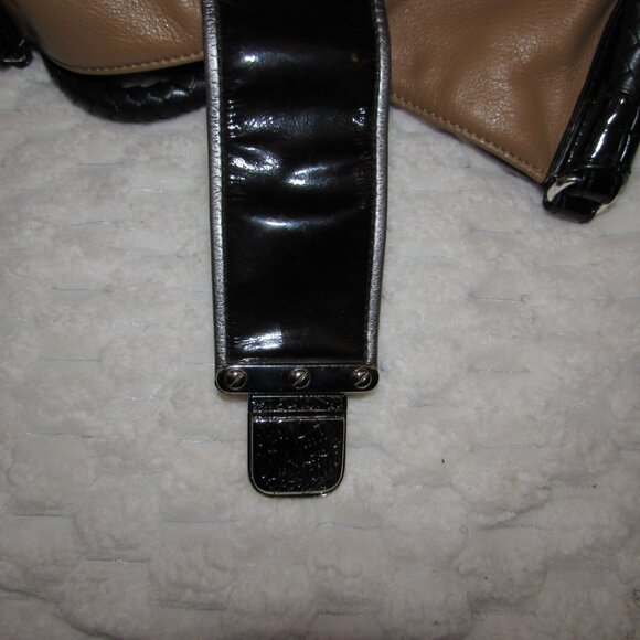 ❤️BRIGHTON Fashionista City Dovima Brown Leather Black Zebra Shoulder Bag Purse - Picture 6 of 8